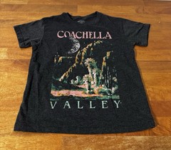 Coachella Valley Mighty Fine Adult Unisex small Charcoal Gray T-Shirt