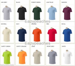 Gildan Mens NEW Size S-XL 2XL 3XL 4XL 5XL Pocket Tees 100% Cotton T-Shirts 2300
