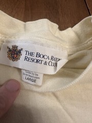 Vintage Boca Raton Resort & Club T Shirt Large Single Stitch
