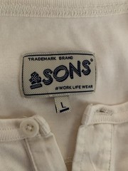 L Fitted &Sons Trading Co The Elder Henley Raw T-shirt And & Sons Retro Style