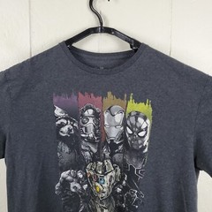 Avengers Infinity War Shirt Mens Extra Large Gray Crew Neck Short Sleeve Graphic