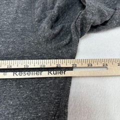 Flint And Tinder Henley Shirt Mens Medium Gray Long Sleeve Made In USA Cotton