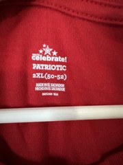 Way To Celebrate Patriotic Classic Truck Legend Muscle Red T Shirt Size 2XL