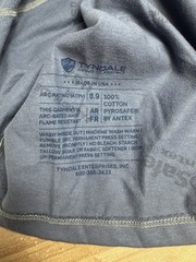 Tyndale FRC Shirt Mens XL Blue Versa Long Sleeve Flame Resistant CAT2 NFPA 2112