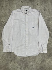 Henry Cottons Italian Classic Check Pink Longsleeve Shirt Size L