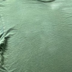 Elwood T-Shirt Mens XL Green Blank Relaxed Raw Hem Short Sleeve Single Stitch