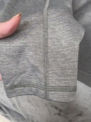 The North Face Men’s Long-Sleeve Crew Fleece Light Gray sz Large