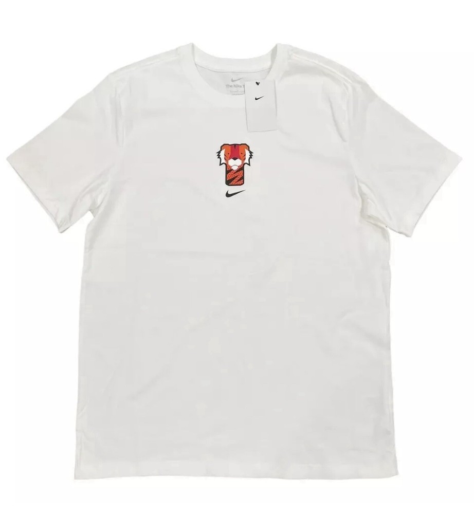 Nike Tiger Woods Frank Golf Tee Shirt DR7721-100 White NWT Size XXL