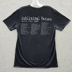 Slipknot Men Shirt M Black Graphic Print Band Photo Tour Dates Concert Tee