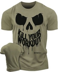 078. Kill Your Workout Funny Workout Gym T-Shirt for Men