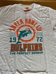 Authentic Homage Miami Dolphins 1972 Perfect Season Short Sleeve T-Shirt
