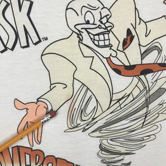 vtg 90s THE MASK SOMEBODY STOP ME! T-Shirt SMALL movie promo jim carrey cartoon