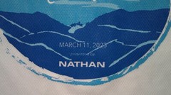 Medium Hi-Tec Catalina Island Marathon 2023 97% Poly 3% Spandex Waffle Shirt