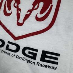 Vintage Dodge Cars & Trucks T-Shirt Men’s XL White Double Sided Print White Rare