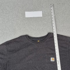 Carhartt Men Shirt XL Dark Gray K87 Original Fit Pocket T-Shirt Logo