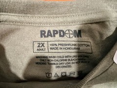 “SNIPER – DON’T RUN DIE TIRED” T-SHIRT by RAPDOM TACTICAL GEAR – Sz 2XL – NWT