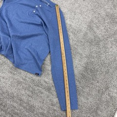 Faherty Cloud Cotton Henley Mens XL Blue Long Sleeve Pima Cotton Modal Peru Made