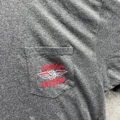 Harley Davidson Shirt Men 3XL Heater Gray Cotton Motorcycle Crewneck 2017 Biker