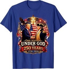 250 Years America Anniversary 250th Trump Washington T-Shirt