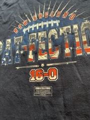 Vtg 2007 New England Patriots Undefeated 16-0 Regular Season Pat Perfection Lg