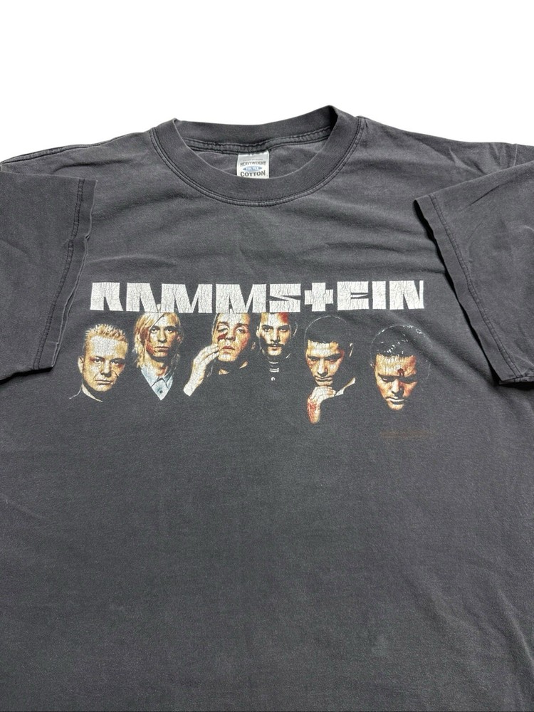 Vintage Rammstein shirt Size Xl Blue Grape 2000s 2000 Band Y2K 90s