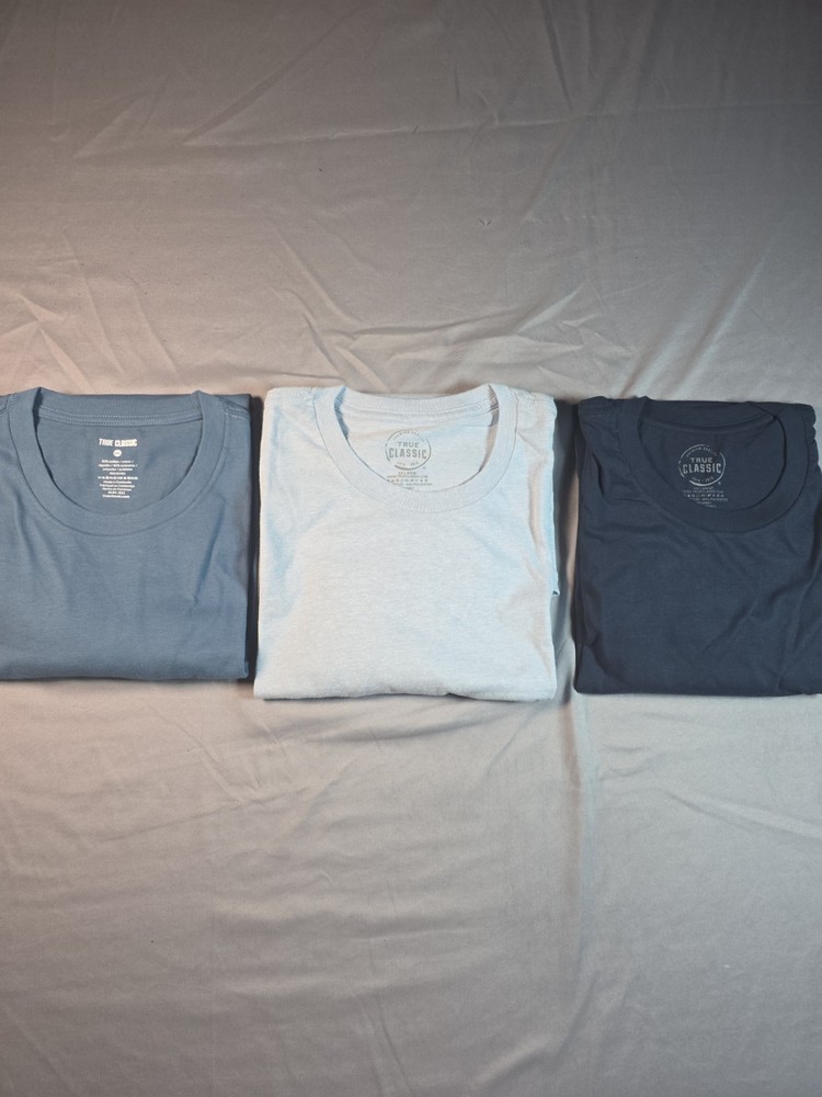 True Classic Crew Neck Blue Variety (3 pack) XXL 2X