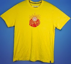 Smartwool Sun Graphic Short-Sleeve T-Shirt Men’s Size Medium Yellow Outdoors