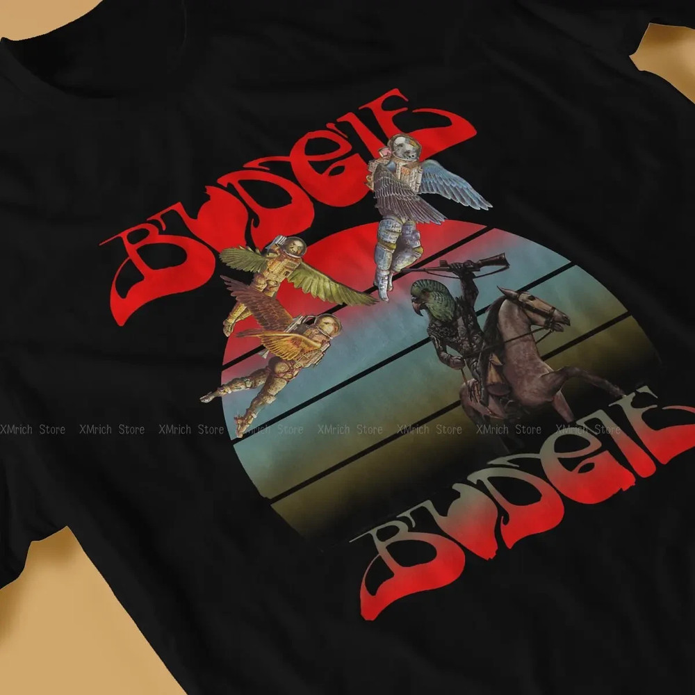 New! Budgie band Cotton Black Shirt Unisex Concert S to 5XL BO631