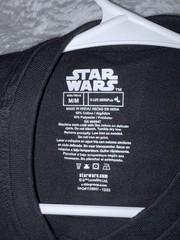 Star Wars T Shirt Mens Medium Black Logo Graphic Disney Lucasfilm Tee