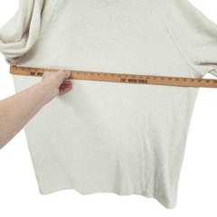 Alesbury Thermal Shirt XXL Tall Men Cream Pilsen Waffle Knit Cotton Crew NEW