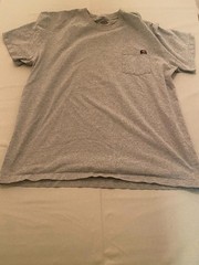 Dickies Short Sleeve T-Shirt Men’s 2XL Gray Excellent Condition Work Shirt