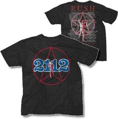AUTHENTIC RUSH 2112 TOUR NEIL PEART MUSIC ROCK BAND TEE SHIRT S M L XL 2XL