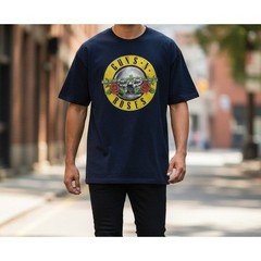 Guns N’ Roses Men’s Graphic T-Shirt Black Short Sleeve Cotton Tee Size Large