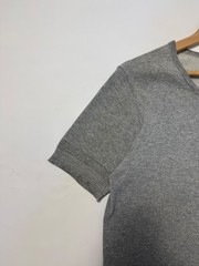 Merz b. Schwanen Men’s Gray Short Sleeve Henley T-Shirt Size 5 M 100% Cotton