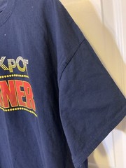 Isle of Capri Mens Sz 2XL Casino Lake Charles Blue Red T-Shirt Jackpot Winner