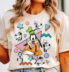 Retro 90s Goofy Portrait Shirt Comfort Colors Disney Family Vacation Trip 2026