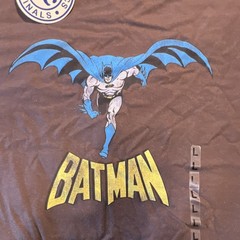 DC Comics DC Originals Men’s L Batman Graphic Print T-Shirt Brown VTG 2006 0008
