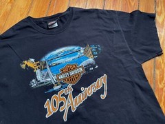 Vintage House of Harley Davidson 105th Anniversary T Shirt Milwaukee Men XL 2001