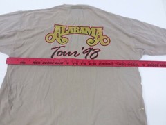 ALABAMA tour 1998 tan graphic XL t shirt concert shirt