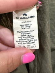 The Normal Brand Men’s Olive Green Crewneck T-Shirt