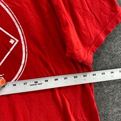Genuine Merchandise T-Shirt Men XL Red Crew Neck Short Sleeve Pullover STL