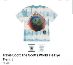 Travis Scott The Scott’s World Tie Dye T Shirt Xl Men’s