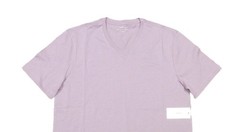 Vince Men’s Vine Light Purple Pima Cotton V-Neck Short Sleeve T-Shirt