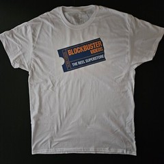 FREE SAME DAY SHIPPING Brand New BLOCKBUSTER 1985 Logo Shirt LARGE