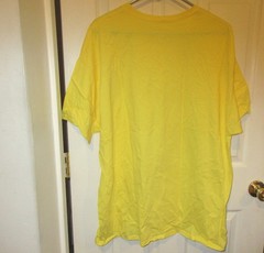 Mens HANES~Essentials YELLOW T-shirt~size 2XL~NWT Shirt Crew Neck COTTON