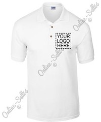 5 x Personalised Work Stag Hen Polo shirt Your Logo T Shirt Top Print Printed
