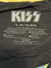 KISS Shirt Mens XL Cover Artwork Destroyer Album Cotton