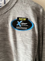 Hanes Men’s Ultimate X-Temp Long-Sleeve T-Shirt Size Small Wicking Material New