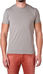 Men’S CVC Crew 2XL STONE GRAY