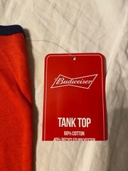 BUDWEISER Beer bottle USA king MEN’S New SLEEVELESS Tank Top muscle T-SHIRT EPIC